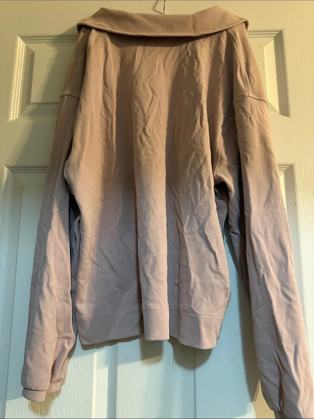 Lululemon Oversized Modal Blend Hoodie Pullover Taupe Mauve Size Medium